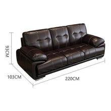Load image into Gallery viewer, Maison Moderna Kanepe Asiento Sectional Puff Moderno Para Meble Couch Leather De Sala Mueble Set Living Room Furniture Sofa