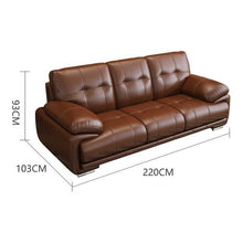 Load image into Gallery viewer, Maison Moderna Kanepe Asiento Sectional Puff Moderno Para Meble Couch Leather De Sala Mueble Set Living Room Furniture Sofa