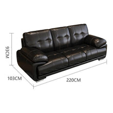 Load image into Gallery viewer, Maison Moderna Kanepe Asiento Sectional Puff Moderno Para Meble Couch Leather De Sala Mueble Set Living Room Furniture Sofa