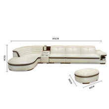 Load image into Gallery viewer, Moderno Para Meble Puff Asiento Koltuk Takimi Mobili Copridivano Leather De Sala Set Living Room Furniture Mobilya Mueble Sofa