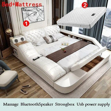 Load image into Gallery viewer, Tempat Tidur Tingkat Modern Infantil Quarto Box Ranza Mobili Per La Casa Leather Cama bedroom Furniture Mueble De Dormitorio Bed