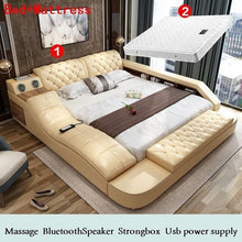 Load image into Gallery viewer, Tempat Tidur Tingkat Modern Infantil Quarto Box Ranza Mobili Per La Casa Leather Cama bedroom Furniture Mueble De Dormitorio Bed