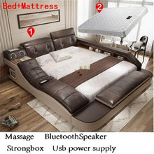 Load image into Gallery viewer, Tempat Tidur Tingkat Modern Infantil Quarto Box Ranza Mobili Per La Casa Leather Cama bedroom Furniture Mueble De Dormitorio Bed