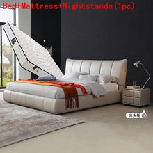 Load image into Gallery viewer, Meble Letto Kids Box Ranza Matrimonio Frame Recamaras Modern Leather bedroom Furniture Cama Moderna De Dormitorio Mueble Bed