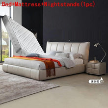 Load image into Gallery viewer, Meble Letto Kids Box Ranza Matrimonio Frame Recamaras Modern Leather bedroom Furniture Cama Moderna De Dormitorio Mueble Bed