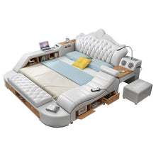 Load image into Gallery viewer, Meble Single Lit Enfant Yatak Letto Kids Box Frame Modern Bedroom Furniture Room Leather Mueble De Dormitorio Cama Moderna Bed