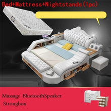 Load image into Gallery viewer, Meble Single Lit Enfant Yatak Letto Kids Box Frame Modern Bedroom Furniture Room Leather Mueble De Dormitorio Cama Moderna Bed