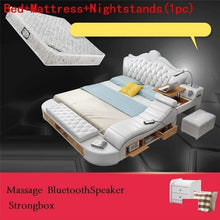 Load image into Gallery viewer, Meble Single Lit Enfant Yatak Letto Kids Box Frame Modern Bedroom Furniture Room Leather Mueble De Dormitorio Cama Moderna Bed
