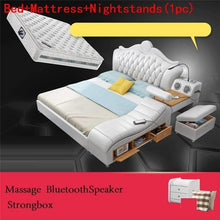 Load image into Gallery viewer, Meble Single Lit Enfant Yatak Letto Kids Box Frame Modern Bedroom Furniture Room Leather Mueble De Dormitorio Cama Moderna Bed