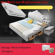 Load image into Gallery viewer, Meble Single Lit Enfant Yatak Letto Kids Box Frame Modern Bedroom Furniture Room Leather Mueble De Dormitorio Cama Moderna Bed