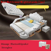 Load image into Gallery viewer, Meble Single Lit Enfant Yatak Letto Kids Box Frame Modern Bedroom Furniture Room Leather Mueble De Dormitorio Cama Moderna Bed