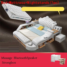 Load image into Gallery viewer, Meble Single Lit Enfant Yatak Letto Kids Box Frame Modern Bedroom Furniture Room Leather Mueble De Dormitorio Cama Moderna Bed