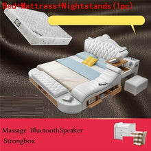Load image into Gallery viewer, Meble Single Lit Enfant Yatak Letto Kids Box Frame Modern Bedroom Furniture Room Leather Mueble De Dormitorio Cama Moderna Bed