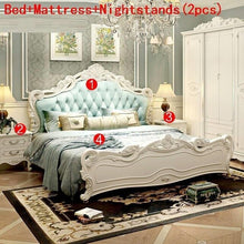 Load image into Gallery viewer, Letto Kids Box Matrimonio Frame Single Room Mobili Per La Casa Leather bedroom Furniture Moderna Cama Mueble De Dormitorio Bed