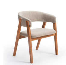 Load image into Gallery viewer, New 100% wooden dining chair with armrest