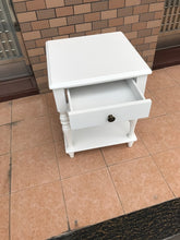 Load image into Gallery viewer, table with drawer tea table telephone coffee table square bedside table