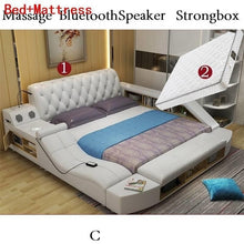 Load image into Gallery viewer, Odasi Mobilya Recamaras Moderna Letto Tempat Tidur Tingkat Infantil Leather bedroom Furniture Cama Mueble De Dormitorio Bed