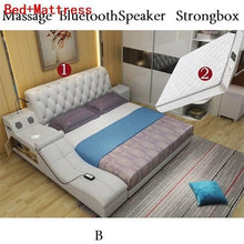 Load image into Gallery viewer, Odasi Mobilya Recamaras Moderna Letto Tempat Tidur Tingkat Infantil Leather bedroom Furniture Cama Mueble De Dormitorio Bed