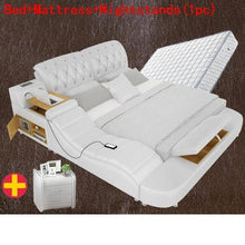 Load image into Gallery viewer, Odasi Mobilya Recamaras Moderna Letto Tempat Tidur Tingkat Infantil Leather bedroom Furniture Cama Mueble De Dormitorio Bed