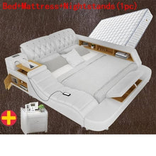 Load image into Gallery viewer, Odasi Mobilya Recamaras Moderna Letto Tempat Tidur Tingkat Infantil Leather bedroom Furniture Cama Mueble De Dormitorio Bed