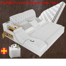 Load image into Gallery viewer, Odasi Mobilya Recamaras Moderna Letto Tempat Tidur Tingkat Infantil Leather bedroom Furniture Cama Mueble De Dormitorio Bed