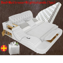 Load image into Gallery viewer, Odasi Mobilya Recamaras Moderna Letto Tempat Tidur Tingkat Infantil Leather bedroom Furniture Cama Mueble De Dormitorio Bed