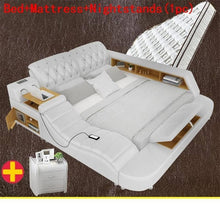 Load image into Gallery viewer, Odasi Mobilya Recamaras Moderna Letto Tempat Tidur Tingkat Infantil Leather bedroom Furniture Cama Mueble De Dormitorio Bed