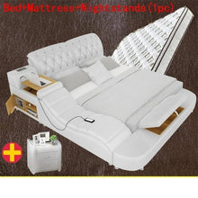 Load image into Gallery viewer, Odasi Mobilya Recamaras Moderna Letto Tempat Tidur Tingkat Infantil Leather bedroom Furniture Cama Mueble De Dormitorio Bed