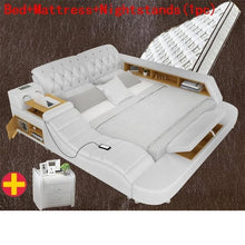 Load image into Gallery viewer, Odasi Mobilya Recamaras Moderna Letto Tempat Tidur Tingkat Infantil Leather bedroom Furniture Cama Mueble De Dormitorio Bed