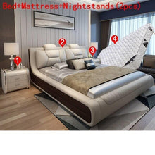 Load image into Gallery viewer, Yatak Bett Totoro Kids Frame Room Furniture Ranza bedroom Set Meble Mobili Leather De Dormitorio Mueble Cama Moderna Bed