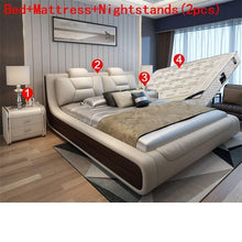 Load image into Gallery viewer, Yatak Bett Totoro Kids Frame Room Furniture Ranza bedroom Set Meble Mobili Leather De Dormitorio Mueble Cama Moderna Bed