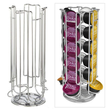 Load image into Gallery viewer, Hot Home Solutions Revolving Rotating 24 Capsule Coffee Pod Holder Tower Stand Rack For Dolce Gusto Storage Spinning Carousel