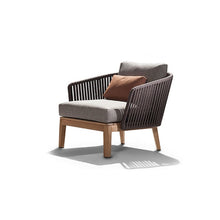 Load image into Gallery viewer, High quality 100% Wooden  outdoor leisure rattan sofa Indoor sofas