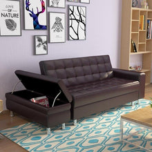Load image into Gallery viewer, Maison Koltuk Takimi Cama Zitzak Oturma Grubu Pouf Moderne Para Sala Leather Mobilya Mueble Set Living Room Furniture Sofa Bed