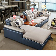 Load image into Gallery viewer, Moderne Puff Asiento Zitzak Divano Fotel Wypoczynkowy Meble Kanepe Copridivano De Sala Set Living Room Mueble Furniture Sofa