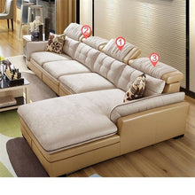 Load image into Gallery viewer, Moderne Puff Asiento Zitzak Divano Fotel Wypoczynkowy Meble Kanepe Copridivano De Sala Set Living Room Mueble Furniture Sofa