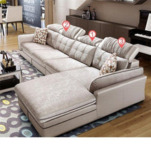 Load image into Gallery viewer, Moderne Puff Asiento Zitzak Divano Fotel Wypoczynkowy Meble Kanepe Copridivano De Sala Set Living Room Mueble Furniture Sofa