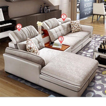 Load image into Gallery viewer, Moderne Puff Asiento Zitzak Divano Fotel Wypoczynkowy Meble Kanepe Copridivano De Sala Set Living Room Mueble Furniture Sofa