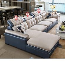 Load image into Gallery viewer, Moderne Puff Asiento Zitzak Divano Fotel Wypoczynkowy Meble Kanepe Copridivano De Sala Set Living Room Mueble Furniture Sofa