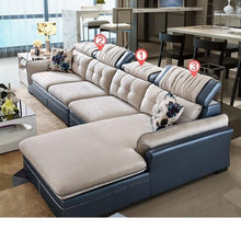 Load image into Gallery viewer, Moderne Puff Asiento Zitzak Divano Fotel Wypoczynkowy Meble Kanepe Copridivano De Sala Set Living Room Mueble Furniture Sofa