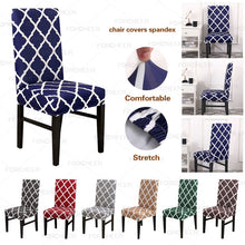 Load image into Gallery viewer, Chair Cover Spandex Removable Big Elastic Slipcover Modern Kitchen Seat Case Stretch Chair Cover