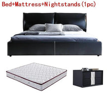 Load image into Gallery viewer, Modern Room Totoro Leather Moderna Mueble bedroom Furniture Cama Bed