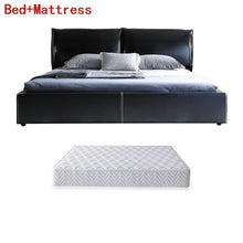Load image into Gallery viewer, Modern Room Totoro Leather Moderna Mueble bedroom Furniture Cama Bed