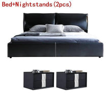 Load image into Gallery viewer, Modern Room Totoro Leather Moderna Mueble bedroom Furniture Cama Bed