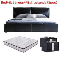Load image into Gallery viewer, Modern Room Totoro Leather Moderna Mueble bedroom Furniture Cama Bed