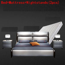 Load image into Gallery viewer, Modern Room Totoro Leather Moderna Mueble bedroom Furniture Cama Bed