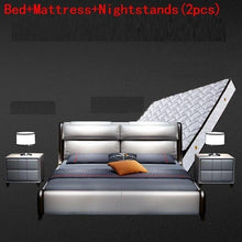 Load image into Gallery viewer, Modern Room Totoro Leather Moderna Mueble bedroom Furniture Cama Bed