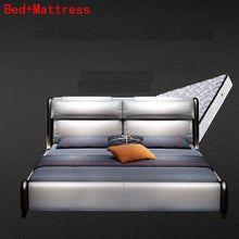 Load image into Gallery viewer, Modern Room Totoro Leather Moderna Mueble bedroom Furniture Cama Bed