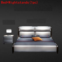 Load image into Gallery viewer, Modern Room Totoro Leather Moderna Mueble bedroom Furniture Cama Bed