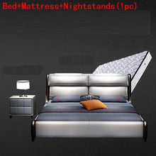 Load image into Gallery viewer, Modern Room Totoro Leather Moderna Mueble bedroom Furniture Cama Bed